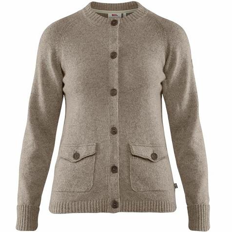 Fjallraven Women Greenland Sweater Grey PH149478 Philippines